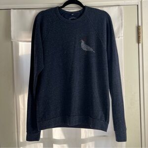 Sault Navy Blue long Sleeve Men’s Sweatshirt Large